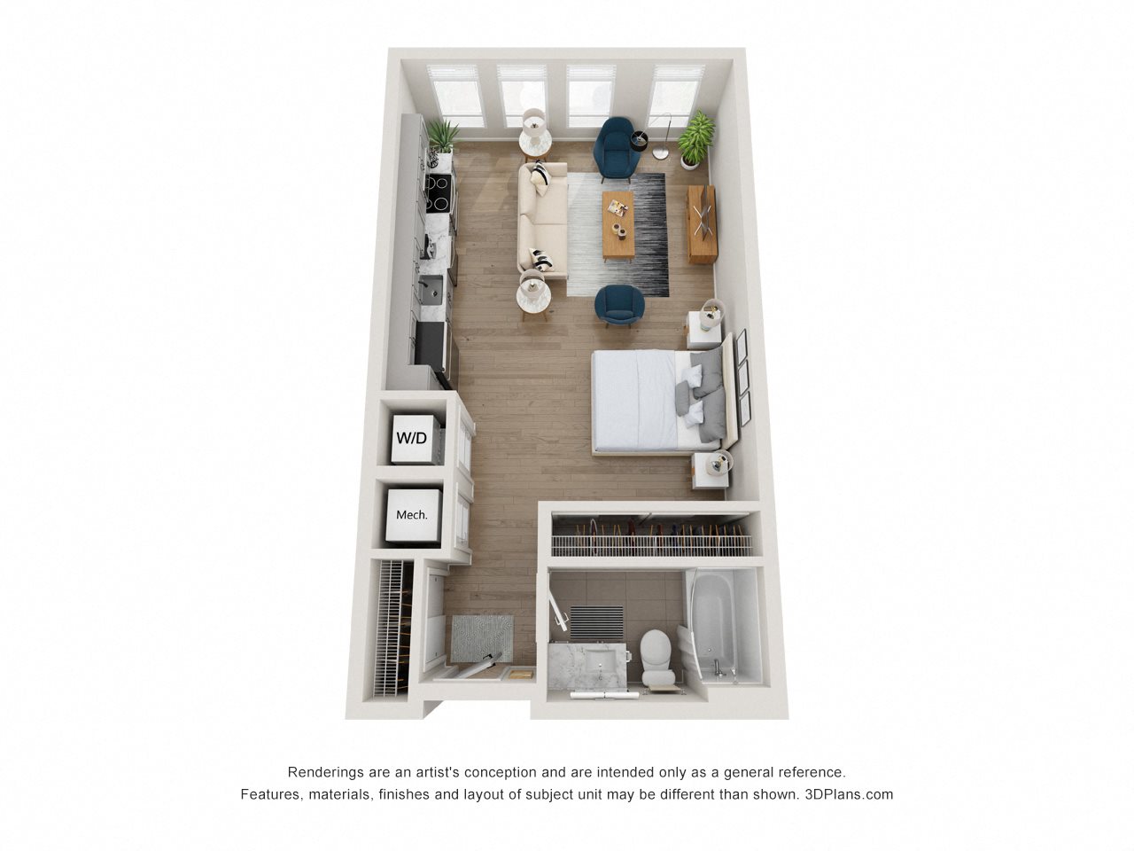 Floor Plans at Wellsmith 13 BR & Studio Apartments Richmond, VA